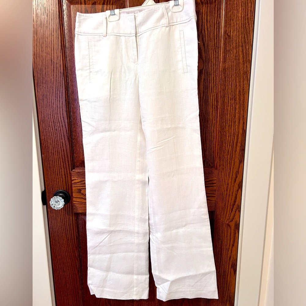 Casual comfy linen pants, size 2, The Loft
